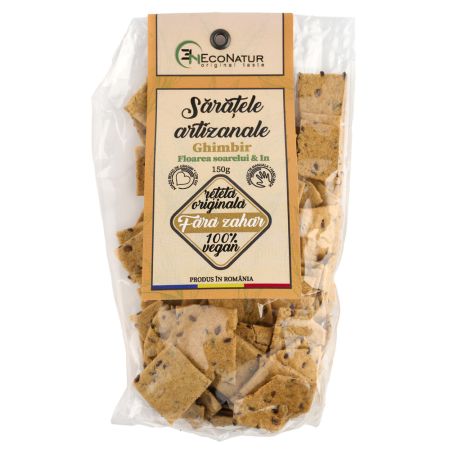 Saratele artizanale cu Ghimbir, 150 gr, Econatur