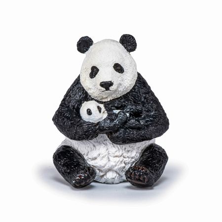 Figurina Urs Panda cu Pui,