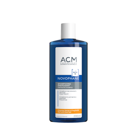 Sampon energizant pentru par fragil Novophane, 200 ml, ACM 740005