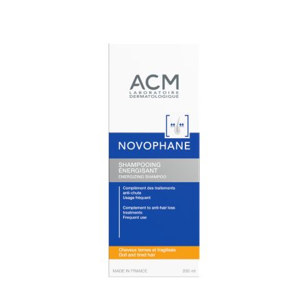 Sampon energizant pentru par fragil Novophane, 200 ml, ACM