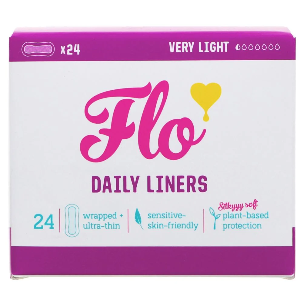 Absorbante zilnice ultra subtiri, 24 bucati, Flo