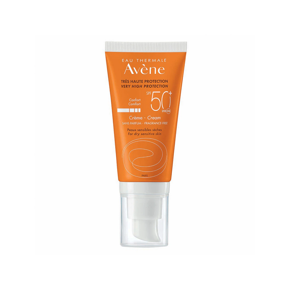 Crema protectie solara SPF 50+ fara parfum, 50ml, Avene