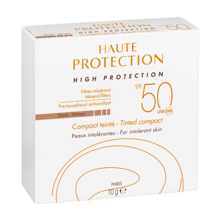 Fond de ten compact SPF 50 nuanta Honey, 10 gr, Avene 508598