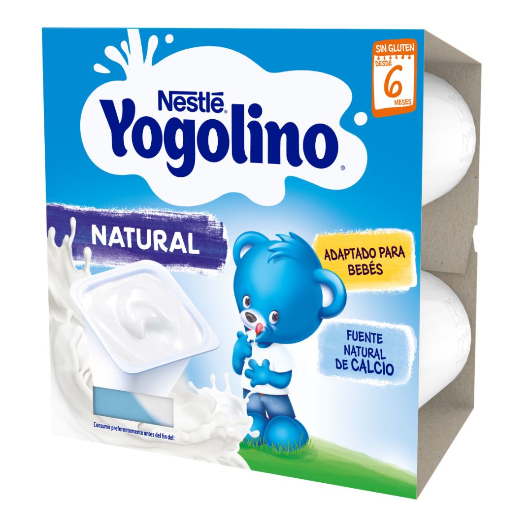 Gustare naturala Yogolino, +6 luni, 4x100 g, Nestle