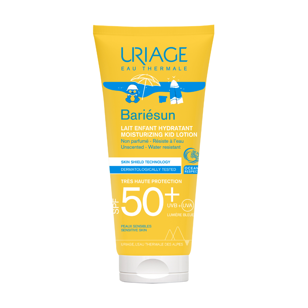 Lapte cu protectie solara pentru copii SPF 50+ Bariesun, 100 ml, Uriage