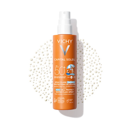 Spray protector pentru copii SPF 50+ Capital Soleil, 200 ml, Vichy 555689