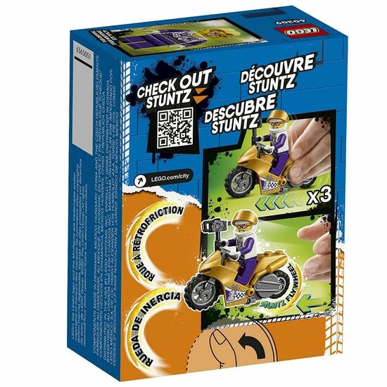 Motocicleta de cascadorie pentru Selfie Lego City 60309