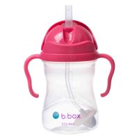 Canita cu pai, +6 luni, 240 ml, Roz, BBOX