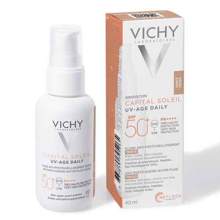 Fluid colorat pentru protectie solara SPF 50+ Capital Soleil