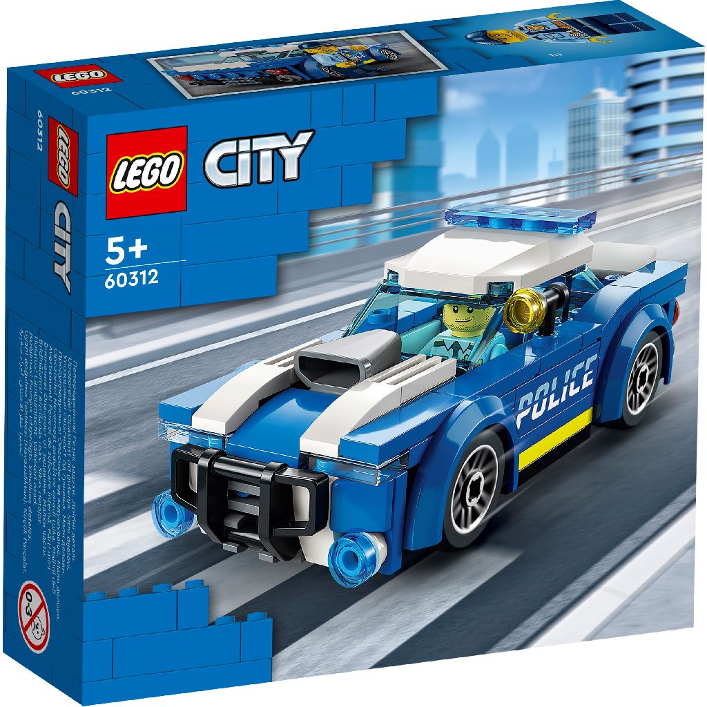 Masina de politie Lego City, +5 ani, 94 piese, 60312, Lego