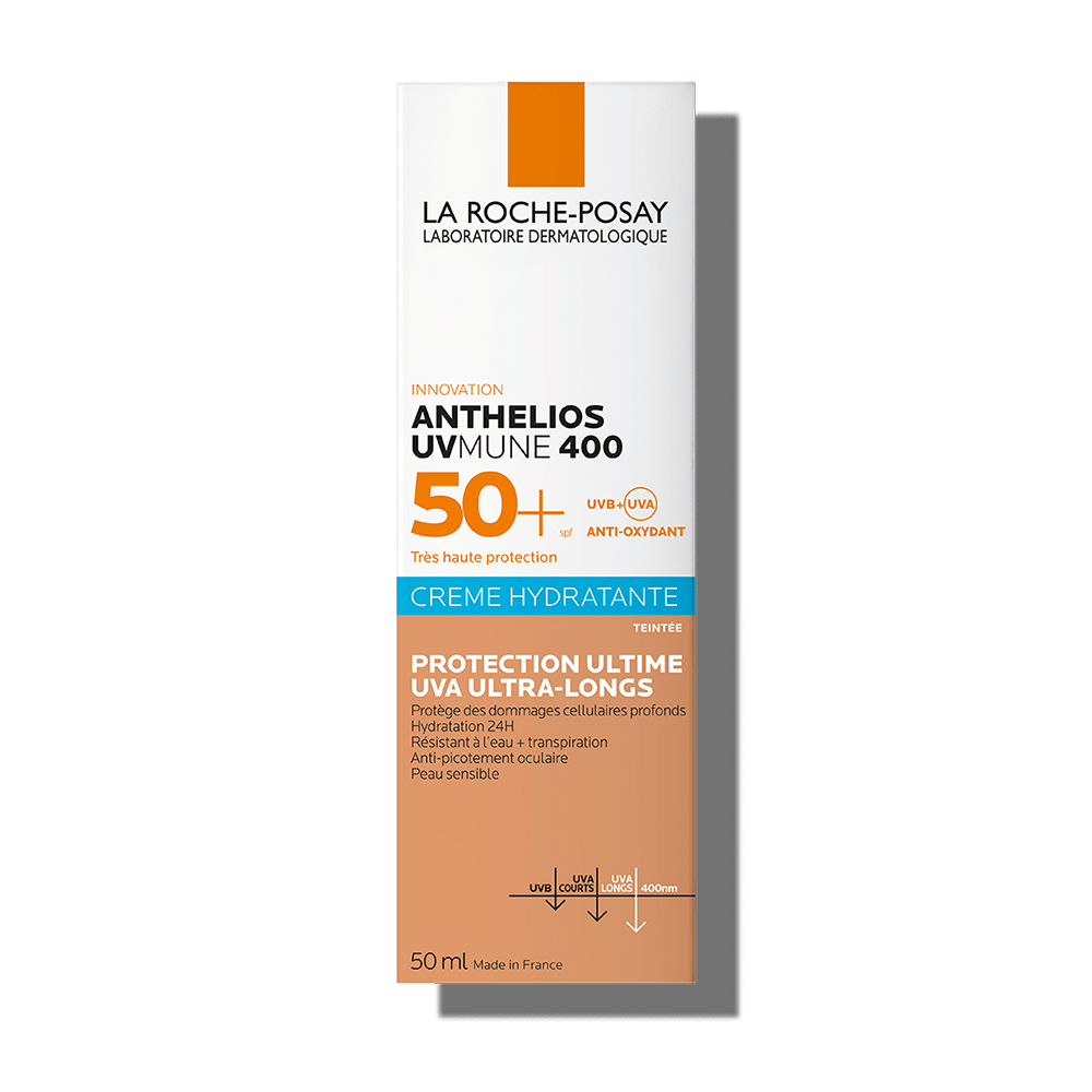 Crema hidratanta cu protectie solara SPF 50+ Anthelios UVmune 400, 50 ml, La Roche-Posay