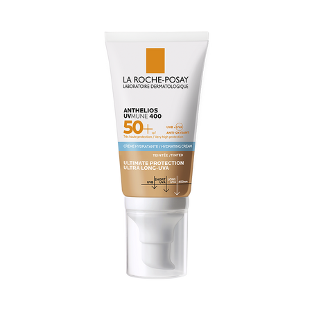 Crema hidratanta cu protectie solara SPF 50+ Anthelios UVmune 400, 50 ml, La Roche-Posay 555595