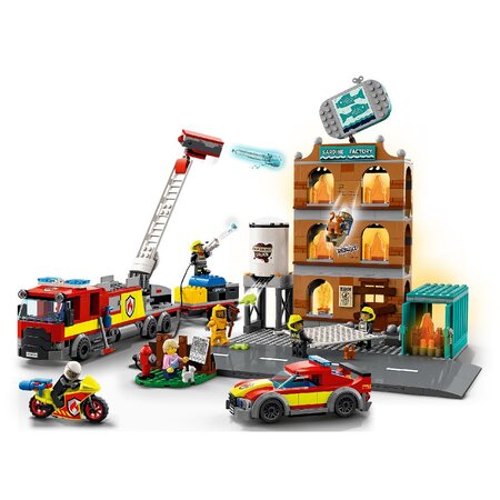 Brigada de pompieri Lego City, +7 ani, 60321, Lego 495805