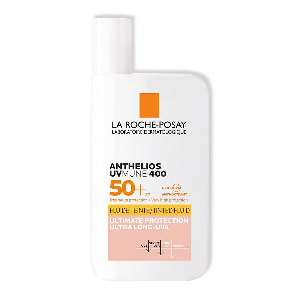 Fluid colorat pentru protectie solara SPF 50+ Anthelios UVmune 400, 50 ml, La Roche-Posay