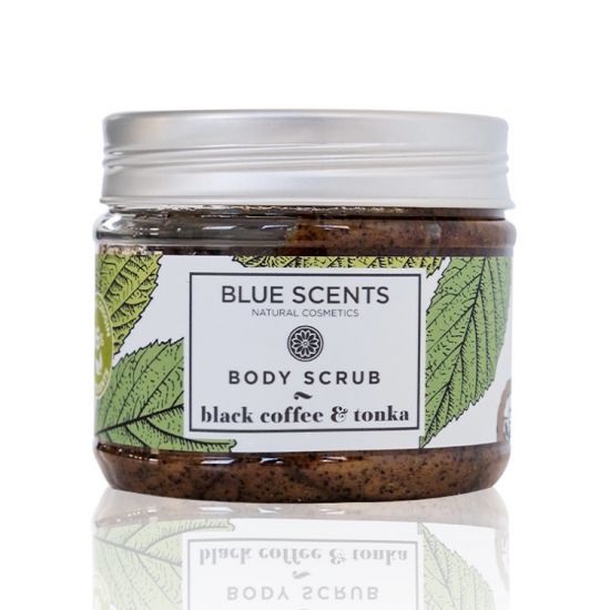 Scrub pentru corp Black Coffee & Tonka, 200 ml, Blue Scents