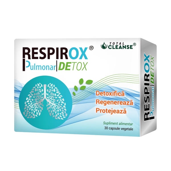 Respirox Pulmonar Detox Total Cleanse, 30 capsule, Cosmo Pharm