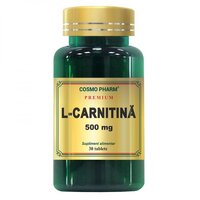 L-Carnitina, 500 mg, 30 comprimate, Cosmo Pharm
