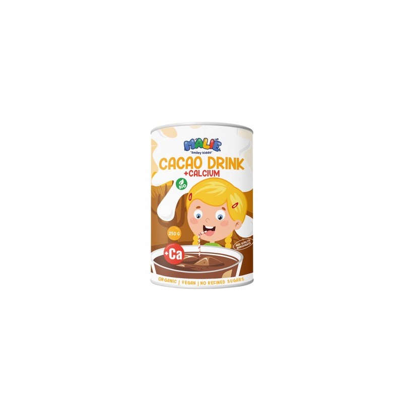 Bautura instant de cacao si calciu Eco, 250 gr, Malie