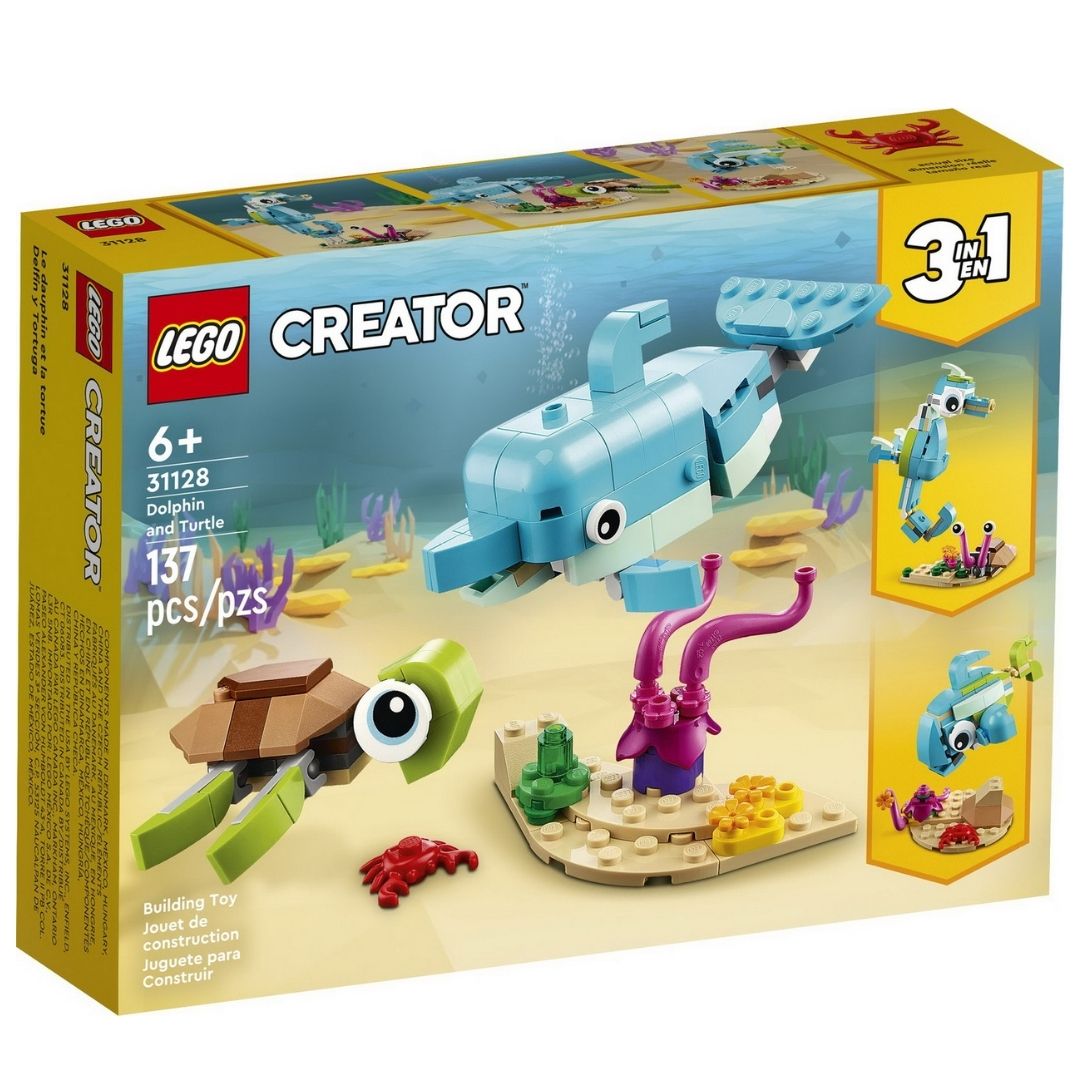 Delfin si Broasca Testoasa Lego Creator, +7 ani, 31128, Lego