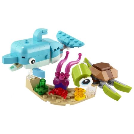 Delfin si Broasca Testoasa Lego Creator, +7 ani, 31128, Lego 496213