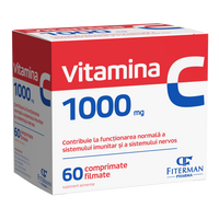 Vitamina C, 1000 mg, 60 comprimate filmate, Fiterman