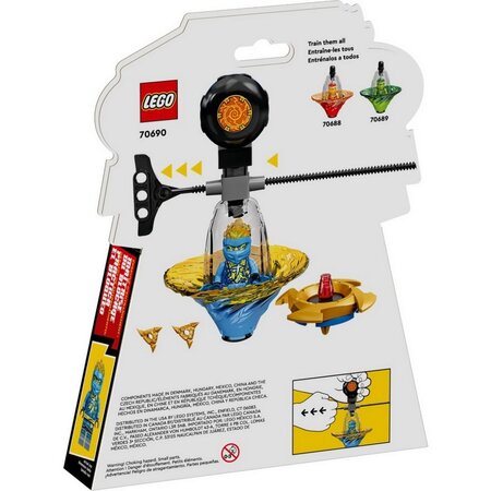 Antrenamentul Sprinjitzu Ninja al lui Jay Lego Ninjago, +6 ani, 70690, Lego 496612