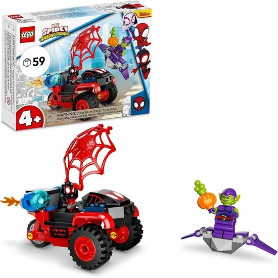 Triciclul Techno al omului paianjen Lego Spidey 10781