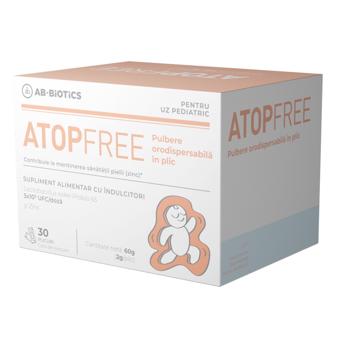 Atopfree pulbere orodispersabila in plic, 30 plicuri, Ab-Biotics