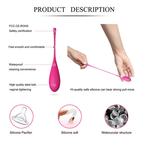 Kegel Fit set de antrenament vaginal, 6 buc, Leslie 496941