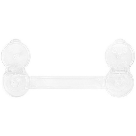 Set 2 Sigurante ajustabile, 15.2x1.1x3.8 cm, Transparent, Kikka Boo 497061