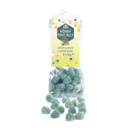Jeleuri cu miere si aroma de pin, 100 g, Apidava 761802