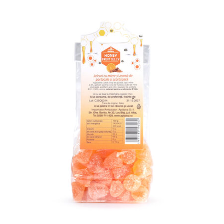 Jeleuri cu miere si aroma de portocale si scortisoara, 100 g, Apidava 761398