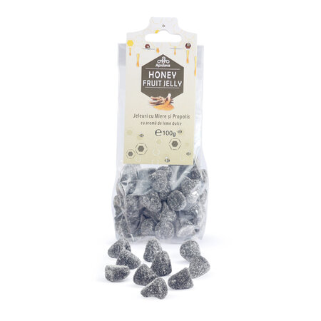 Jeleuri cu Miere si Propolis cu aroma de lemn dulce, 100 g, Apidava 761277