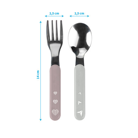 Set tacamuri din inox pentru copii, Babyono 497277
