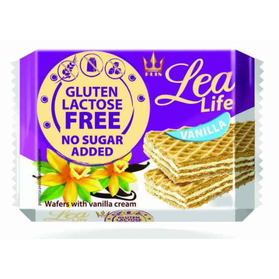 Napolitane cu vanilie, 95 gr, Lea Life