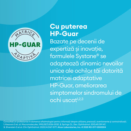 Picaturi oftalmice cu utilizare zilnica fara conservanti Systane Hydration, 10 ml, Alcon 816824