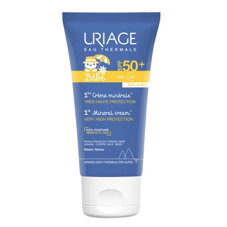 Crema minerala pentru protectie solara cu SPF 50+