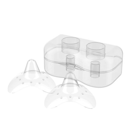 Protectie din silicon pentru mameloane, marimea M, Babyono 497432