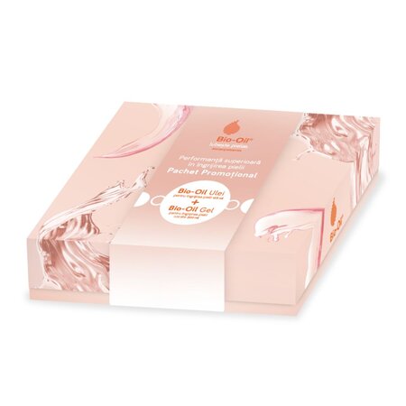 Pachet Ulei pentru ingrijirea pielii + Gel pentru ingrijirea pielii uscate, 125 ml + 200 ml, Bio-Oil 561754