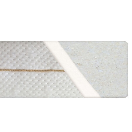 Saltea din bumbac organic pentru copii, 60x120x12 cm, Candide 498089