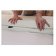 Saltea din bumbac organic pentru copii, 60x120x12 cm, Candide 498093