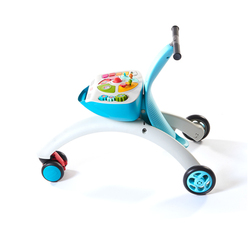 Antemergator si Tricicleta 5 in 1, Alb cu Albastru, +6 luni, Tiny Love