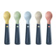 Set 5 lingurite ergonomice, +6 luni, Multicolore, Tommee Tippee 666079