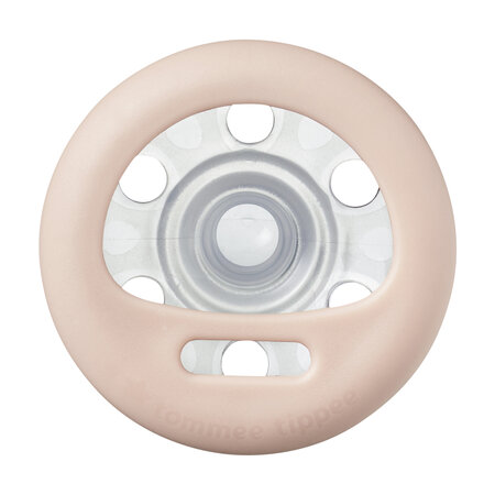 Suzeta de noapte Closer to Nature Breast like Pacifier, 0-6 luni, 2 bucati, Roz/Gri, Tommee Tippee 498350