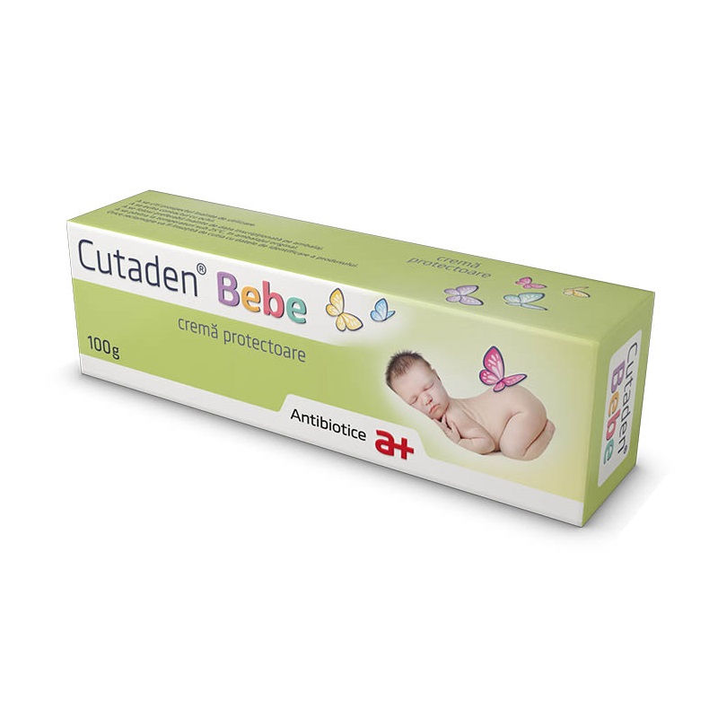 Crema protectoare Cutaden Bebe, 100g, Antibiotice SA