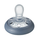 Suzeta de noapte Closer to Nature Breast like Pacifier, 0-6 luni, 2 bucati, Gri, Tommee Tippee 498373