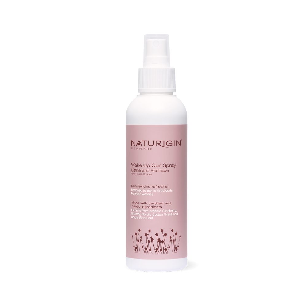 Spray organic pentru definirea parului cret, remodelarea si sustinerea buclelor Wake Up Curl, 150 ml, Naturigin