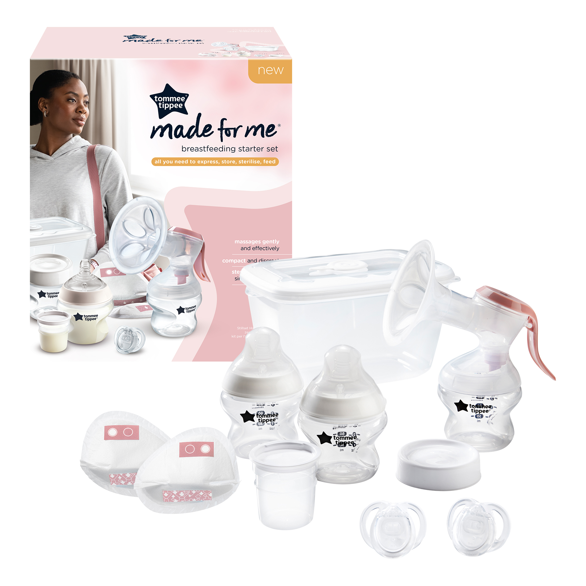 Set de pornire pentru alaptare Made for Me, +0 luni, Tommee Tippee