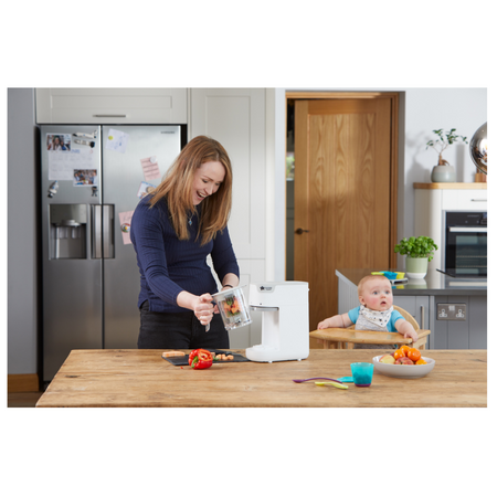 Aparat de gatit rapid cu aburi si blender, Alb, Tommee Tippee 498556