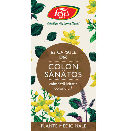 Colon Sanatos D66, 63 capsule, Fares 688382